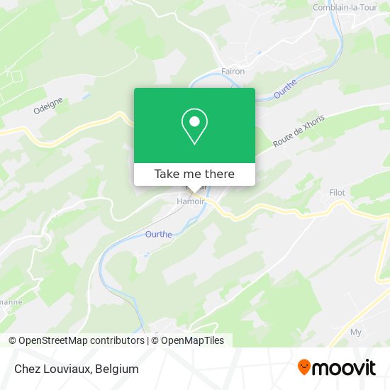 Chez Louviaux map