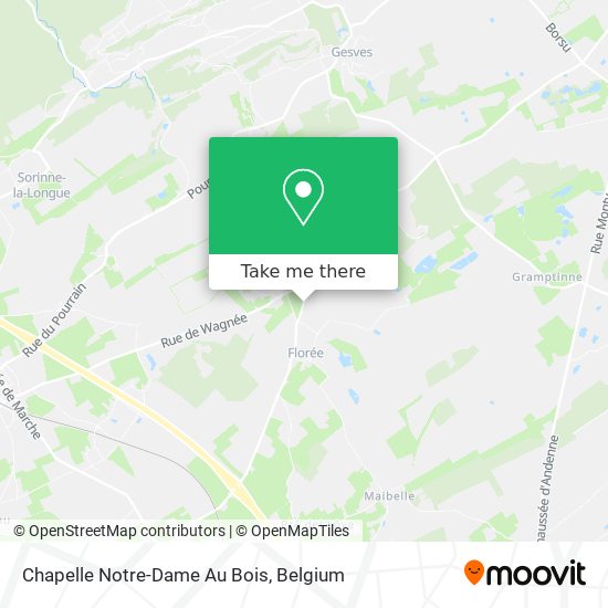 Chapelle Notre-Dame Au Bois map