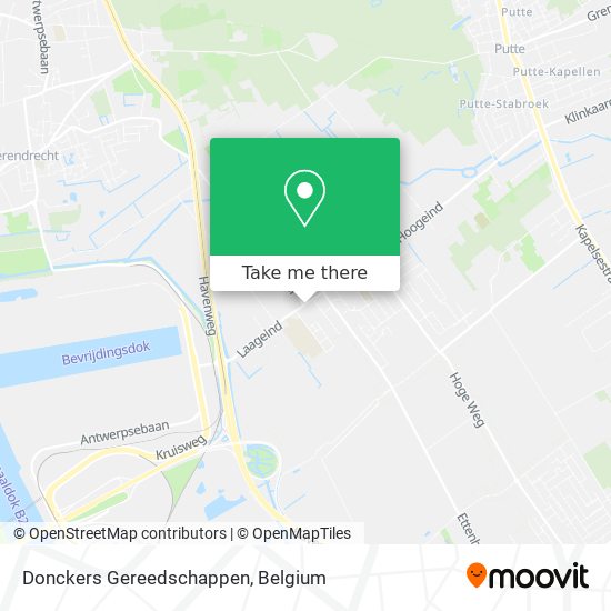 Donckers Gereedschappen map