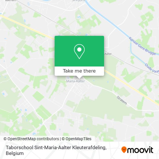 Taborschool Sint-Maria-Aalter Kleuterafdeling map