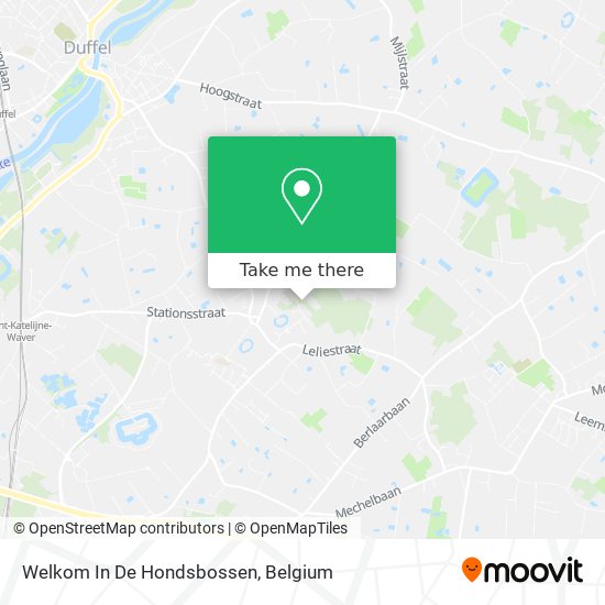 Welkom In De Hondsbossen plan