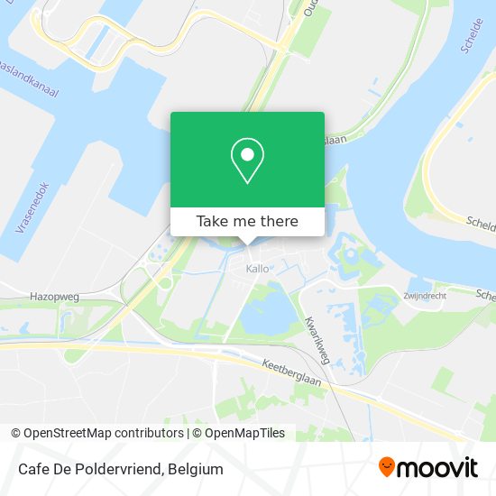 Cafe De Poldervriend map