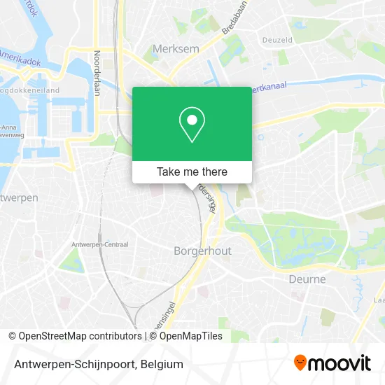 Antwerpen-Schijnpoort map