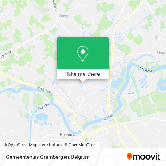 Gemeentehuis Grembergen plan