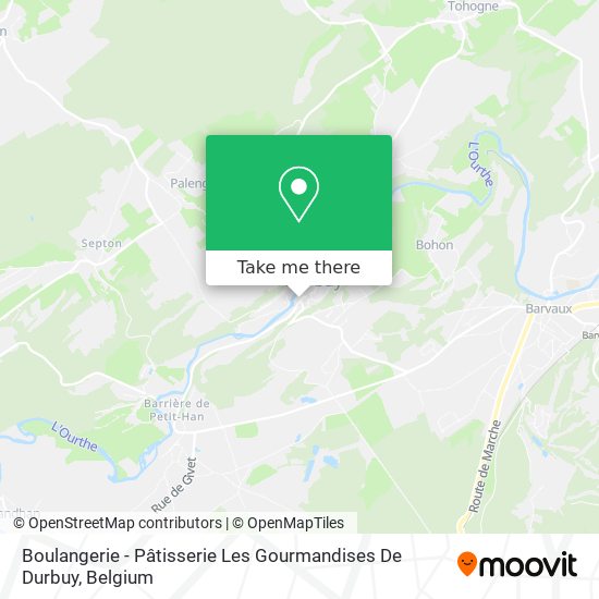 Boulangerie - Pâtisserie Les Gourmandises De Durbuy plan