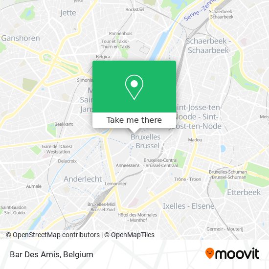 Bar Des Amis map