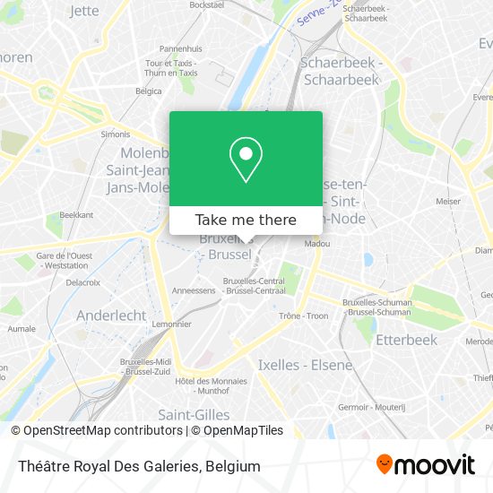 Théâtre Royal Des Galeries map