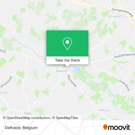 Delhaize map