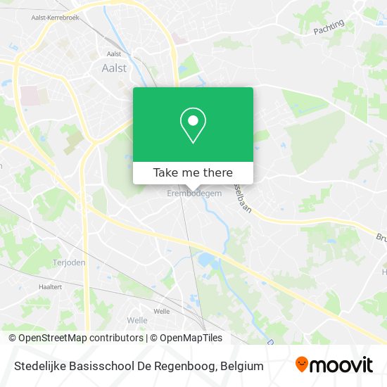 Stedelijke Basisschool De Regenboog map