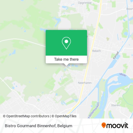 Bistro Gourmand Binnenhof plan
