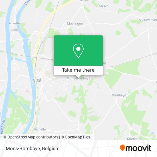 Mons-Bombaye map