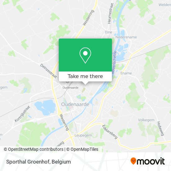 Sporthal Groenhof map