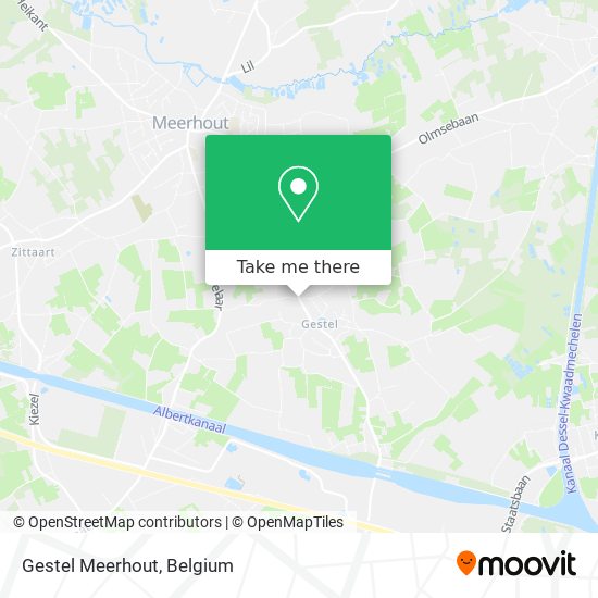 Gestel Meerhout map