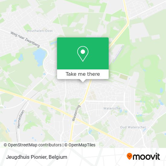 Jeugdhuis Pionier map