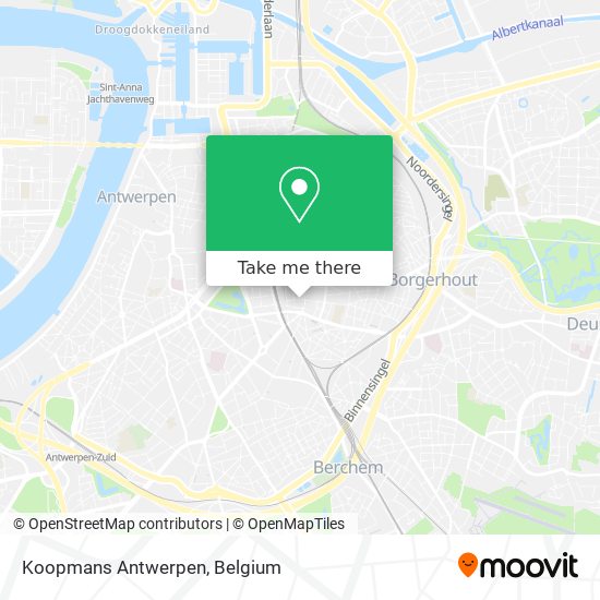 Koopmans Antwerpen map
