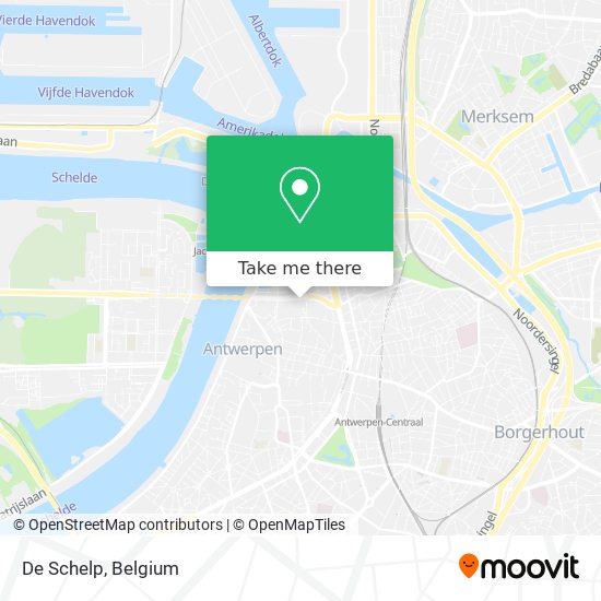 De Schelp map