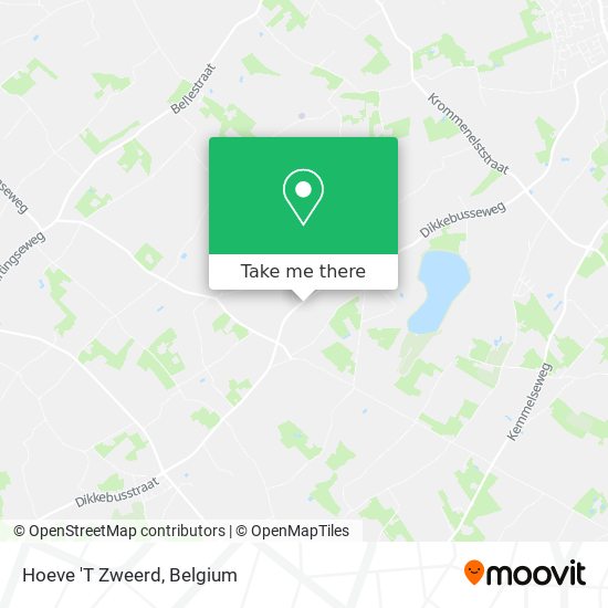 Hoeve 'T Zweerd map