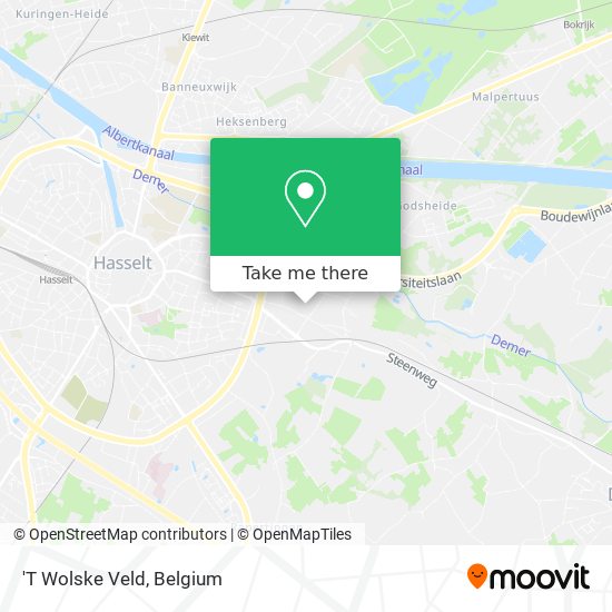 'T Wolske Veld map