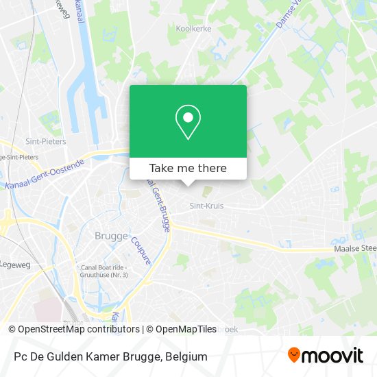 Pc De Gulden Kamer Brugge map