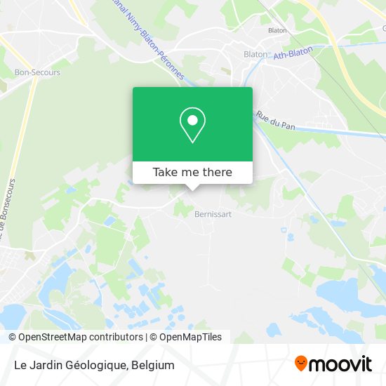 Le Jardin Géologique map