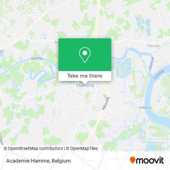 Academie Hamme map