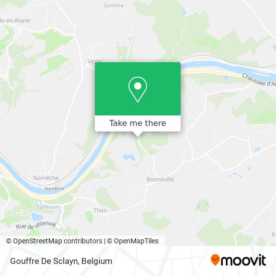 Gouffre De Sclayn map