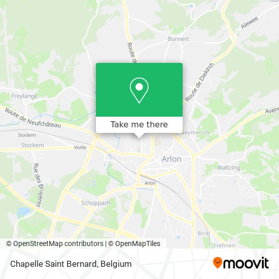 Chapelle Saint Bernard plan