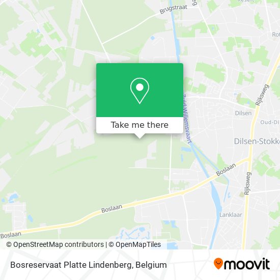 Bosreservaat Platte Lindenberg map