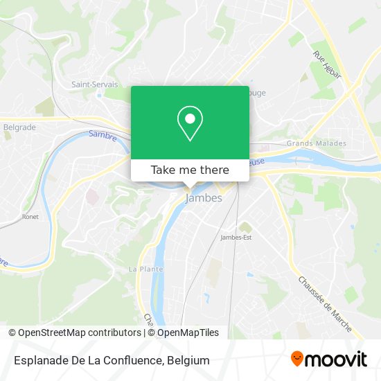 Esplanade De La Confluence map