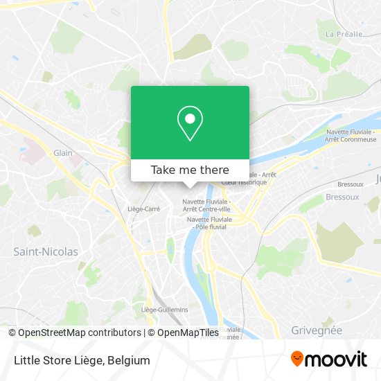 Little Store Liège map