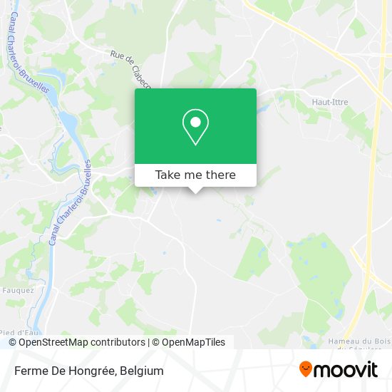 Ferme De Hongrée map