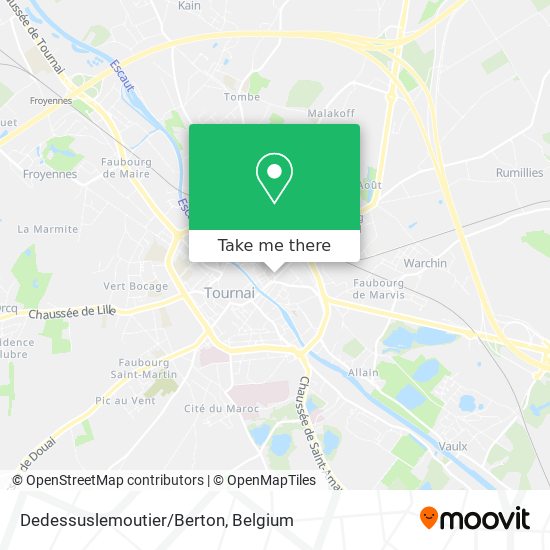 Dedessuslemoutier/Berton map
