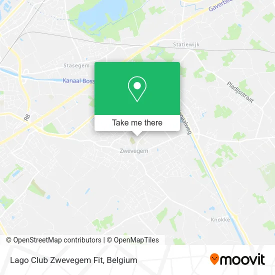 Lago Club Zwevegem Fit map
