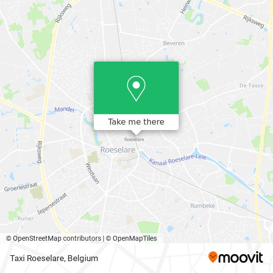 Taxi Roeselare map