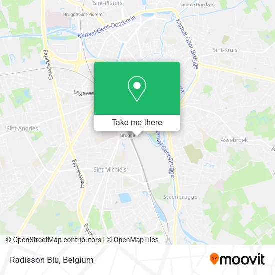 Radisson Blu map