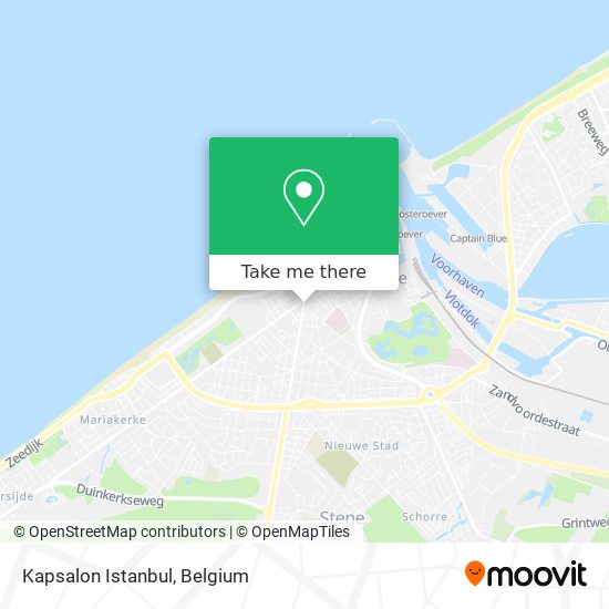 Kapsalon Istanbul map