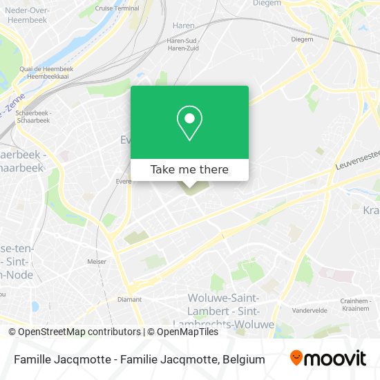 Famille Jacqmotte - Familie Jacqmotte map