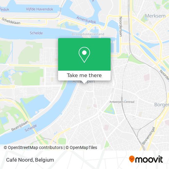 Café Noord plan