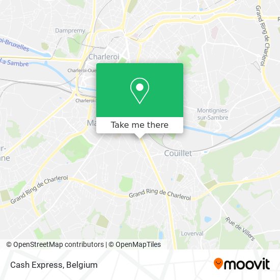 Cash Express map