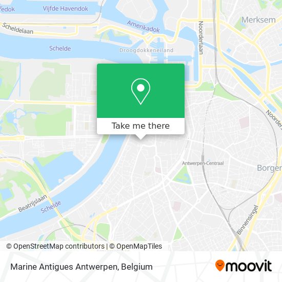 Marine Antigues Antwerpen map