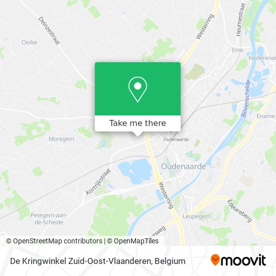 De Kringwinkel Zuid-Oost-Vlaanderen map