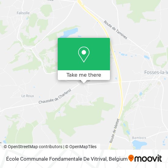 École Communale Fondamentale De Vitrival map