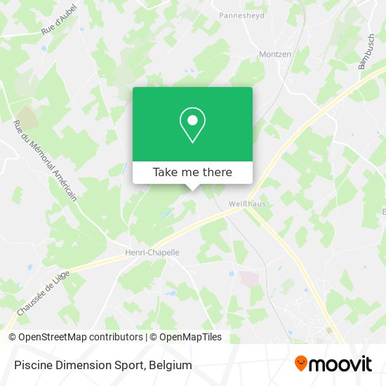 Piscine Dimension Sport map
