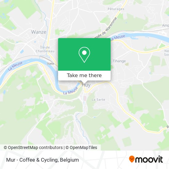 Mur - Coffee & Cycling map