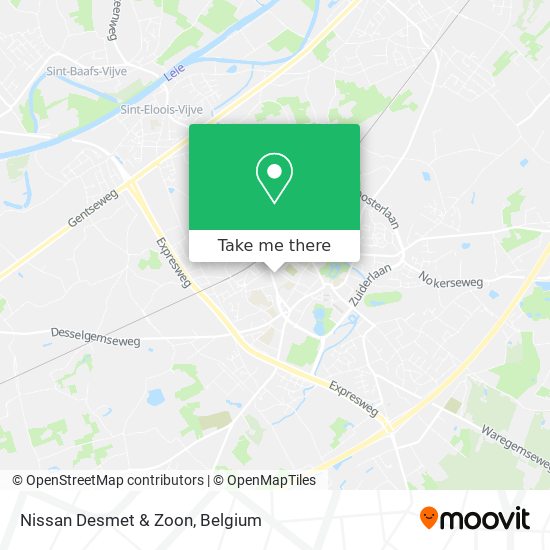 Nissan Desmet & Zoon map