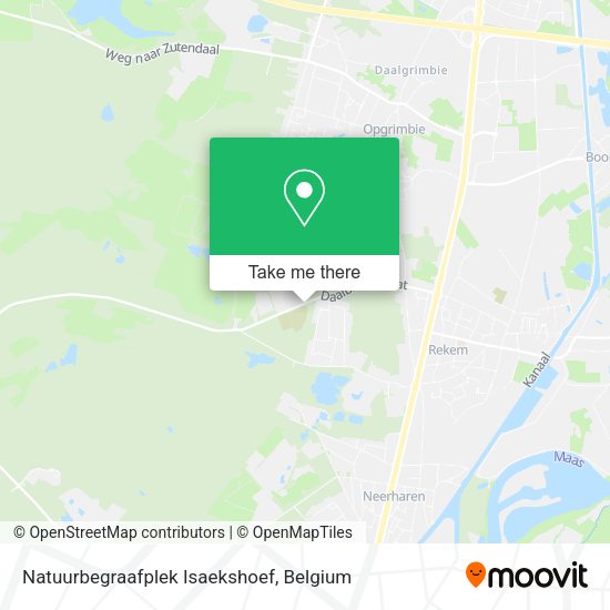Natuurbegraafplek Isaekshoef plan