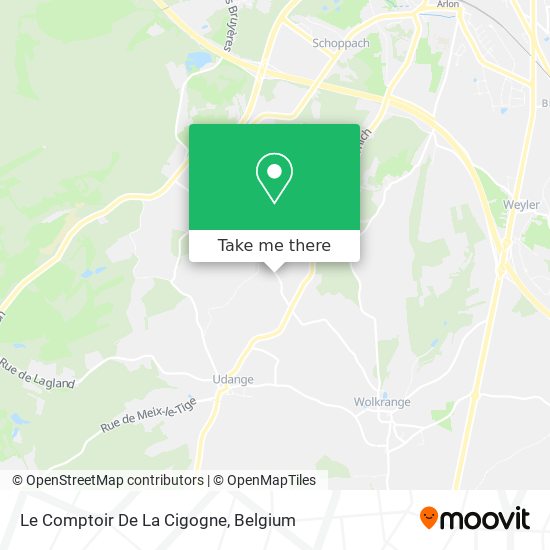 Le Comptoir De La Cigogne map