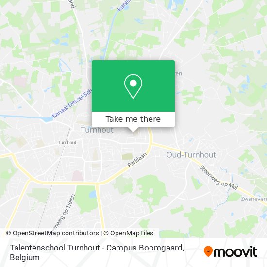 Talentenschool Turnhout - Campus Boomgaard map