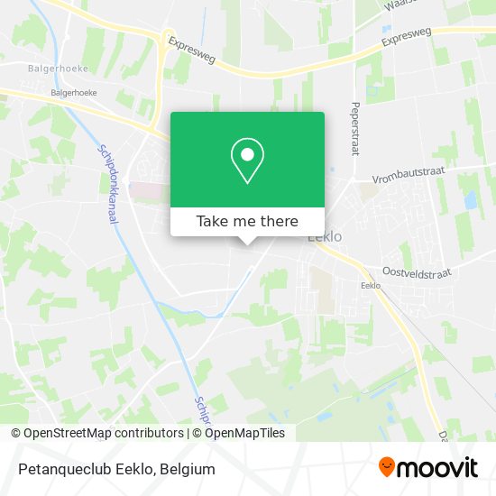 Petanqueclub Eeklo plan