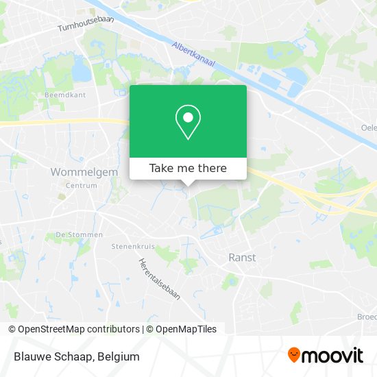 Blauwe Schaap map